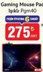 POLOSMART GAMİNG MOUSE PAD IŞIKLI PGM40 fiyat ve kampanya bilgisi